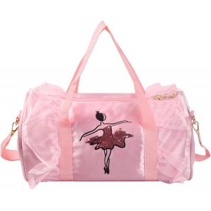 Fille Sac De Danse De Ballet, Sac De Danse Classique Fille Sac De Sport Sac À Bandoulière De Danse Rose Pour Enfant Ballerines Corps Sac - Neuf