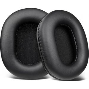 KAL-Mousse Coussin Coussinets Pour Audio Technica Ath M50X M50Xbt M50Rd M40X M30X M20X Msr7 Sx1 Monitor Casque Audio, En Cuir Protéiné Plus Doux, En Mousse À Mémoire De Forme Haute Densité - Neuf
