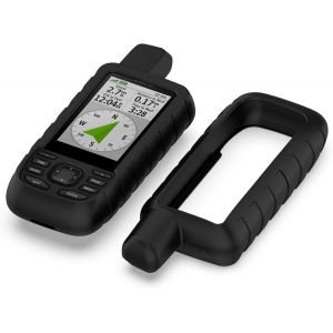 LETNERNY-Compatible Avec Garmin Gpsmap 66S Coque De Protection En Silicone Compatible Avec Garmin Gpsmap 66S/679 (Noir) - Neuf