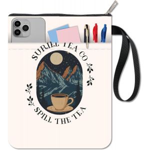 Housse De Protection Pour Livre De Montagne Pour Livres De Poche Tea Moon Housse De Livre En Tissu Lavable Pochette Pour Livre Avec Fermeture Éclair Et Pochette Supplémentaire Sac - Neuf