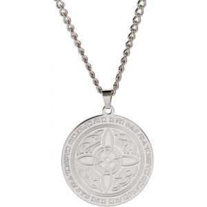 Kal-Collier De Noeud De Sorcière En Acier Inoxydable Symbole De Wiccan Collier De Sorcellerie Magique Avec Pendentif De Noeud Celtique Pour Femme Homme - Neuf