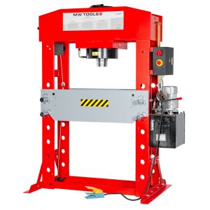 Presse d'atelier &eacute;lectro-hydraulique 200 t avec cylindre mobile 3x400V MW Tools PEH200 - Neuf