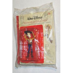 figurine toy story woody Disney pixar + Livre Sur Les Secrets Du Personnage N&deg;59 Disney - Neuf