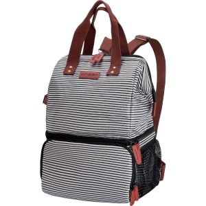 Ulteronixshop-Sac Isotherme Repas, Sac Thermique Lunch Bag pour Apportez Repas Fruits, Sac &agrave; Dos Isotherme, Sac &agrave; Dos Glaci&egrave;re Double Couches Id&eacute;al pour Bureau, Plage, Pique-nique, Barbecue - Neuf