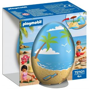 Playmobil My Life 72101 - ?uf : vacances &agrave; la plage - Neuf