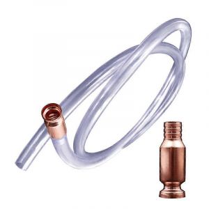 Siphon De Gaz De Ravitaillement En Cuivre Rouge Pompe À Siphon Gaz D'essence Vibrateur D'eau Siphon Tuyau De Sécurité Auto-Amorçant Connecteur De Siphon Flexible - Neuf