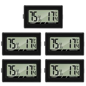 (5PCS) Mini Digital LCD Thermomètre Hygromètre Testeur de Température et d'Humidité Thermomètre Portable Thermo Hygromètre Indicateur d'Office de Cuisine d'Humidificateurs Incubateurs Reptiles - Neuf