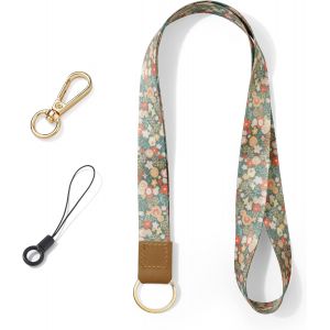 CAUC-Lani&egrave;re de Poignet, Porte-cl&eacute;s Lani&egrave;re, Cordon de Poignet Cordons pour Cl&eacute;s Dragonne de Lani&egrave;re Avec Anneau en M&eacute;tal et Boucle D Petit Cordon pour Voiture Cl&eacute; ID Badge Carte - Neuf