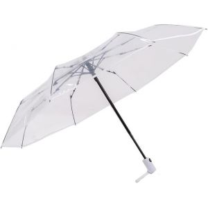 ERSHI-Parapluie pliable à ouverture automatique Parapluie de voyage compact et léger Parapluie transparent pour les femmes et les [888] - Neuf