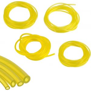 Tuyau Durite d'Essence,Durite Essence,Durites de Carburant,Tuyau Carburant pour Souffleur Coupe-Bordure Tronçonneuse Debroussailleuse,4 Tailles - Neuf