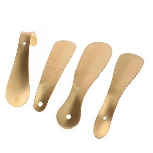 Cuillère En Acier Inoxydable En Or Chausse-Pied Professionnel Chausse-Pied En Métal Chausse-Pied En Métal Chaussures Outil De Levage Pour Chaussures De Voyage Chausse-Pied Suspendu Bottes - Neuf