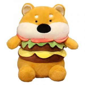 Poup&eacute;e cochon de Hambourg en peluche, poup&eacute;e cochon rose, poup&eacute;e chien en chiffon, cadeau pour enfants-chien - Neuf