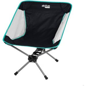Ulteronixshop-Chaise De Camping Pliante, Tr&egrave;s Compacte, Fabriqu&eacute;e En Acier Et Polyester, Max 110 Kg, 58x36x66 Cm, Confortable Et R&eacute;sistant, Antid&eacute;rapant, Avec Sac De Transport, Multi-Usages, Durable - Neuf