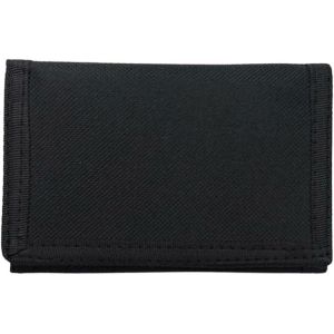 asas-Portefeuille Fin Rfid Portefeuille À Trois Volets Portefeuille Mince En Toile Porte-Monnaie Rfid Portefeuille De Sport Zippé Pour Ado Homme Noir - Neuf