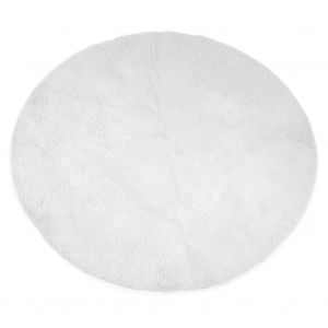 Tapis De Jeu Pour Enfants De 140 Cm, Tapis En Peluche Doux Et Confortable Pour Bebe (Blanc) - Neuf