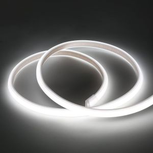 Cuiv-Eclairage Led Cob Ruban 220v 1m 2m 3m 5m 10m Blanc Chaud Blanc Froid 3000k 4000k 6000k Ip67 Waterproof Strip Light (Blanc Froid,1m) - Neuf