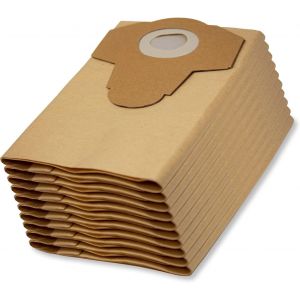 10 Sacs D'Aspirateur - 20 L Pnts 1300 - Coloris Marron 906-05 - Pour Aspirateur Sec / Humide[SSE7110880] - Neuf