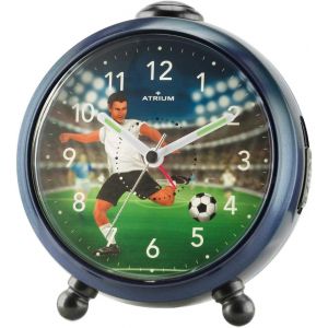 A932-5 Scorer R&eacute;veil Pour Enfant Sans Tic-Tac Snooze Lumi&egrave;re Analogique Quartz Bleu - Neuf