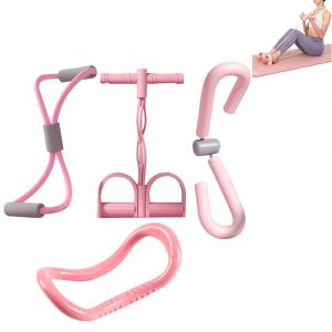 Ensemble D'&eacute;quipement De Yoga Pour La Remise En Forme &Agrave; Domicile - Comprend Un Tire-P&eacute;dales, Une Corde De R&eacute;sistance, Une Pince Pour Les Jambes Et Un Anneau D'&eacute;tirement. - Neuf