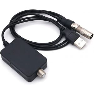 Amplificateur de signal d'antenne TV num&eacute;rique HD HDTV - Amplificateur de signal TV - R&eacute;cepteur au sol - Amplificateur d'antenne TV ATSC - Noir - Neuf