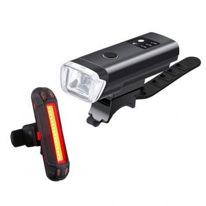 Feux De Vélo, Ensemble De Feux De Vélo À Led Puissants Rechargeables Usb Avant Et Arrière, Lampe De Vélo Étanche 5 Modes Phare De Vélo Pour Cyclisme Vtt, Trekking, Vélo, Etc. - Neuf