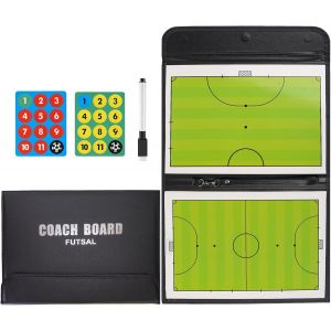 Tableau Football Tactique,Tableau Tactique Football Magnétique,Entraîneur Board Avec Stylo Aimants,Tableau Stratégie Portable Pour L'entraînement De Football Et Les Compétitions - Neuf
