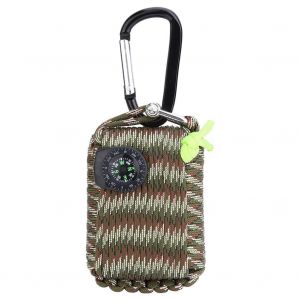 Kit D'outils De Survie En Paracorde D'urgence Tout-En-1 Pour La Randonn&eacute;e En Camping En Plein Air (Camouflage De L'arm&eacute;e) - Neuf