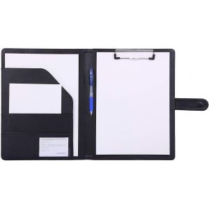 Porte Documents Porte Bloc A4,(noir) Range Documents Porte-bloc, A4 Trieur Organiseur Portfolio Planchettes Porte-formulaires - Neuf