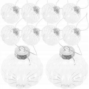 Boules en plastique transparent pour décorer le sapin de Noël - Neuf
