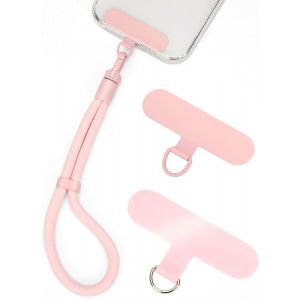 KAL-Pi&egrave;ces Cordon Telephone Portable, Universelle Courte Dragonne T&eacute;l&eacute;phone Avec 2 Ultra Fin Patchs Adjustable Universelle Laniere Attache Durables Anti-Perte Bandouliere Pour Smartphones - Neuf