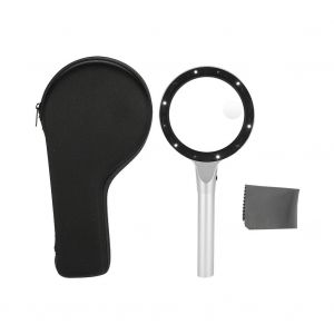 Loupe Portable 5x 10x Avec 12 Led Pour La Lecture Et La Verification Des Bijoux - Neuf