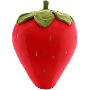 Oreiller en peluche aux fruits, jouet en peluche aux fraises mignon, jouet en peluche aux fraises mignon, grand coussin de canape en peluche aux fruits, coussin en peluche pour animaux en peluche - Neuf