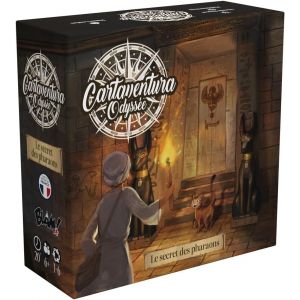 Cartaventura Odyss&eacute;e: Le Secret Des Pharaons - Univers Egypte Antique - Jeu De Soci&eacute;t&eacute; 6 Ans - Jeu Narratif Et Coop&eacute;ratif - Jeu De Soci&eacute;t&eacute; Famille Enfant - 1 &Agrave; 6 Joueurs - 20 Minutes - Neuf