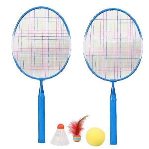 Ensemble De Badminton Amusant Pour Jeunes : Combo 2 Joueurs Avec Raquettes Surdimensionnées Et Volants En Mousse Souple Pour Enfants Actifs - Prêt À Jouer N'importe Où ! - Neuf