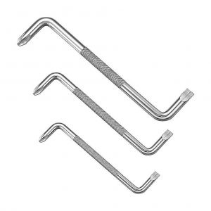 Jeu de 3 tournevis &agrave; angle droit pour espaces restreints - Neuf