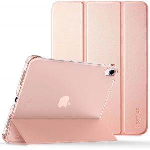 Coque Pour Ipad A16 11ème 2025 11 Pouces/Ipad 10ème Génération 10,9 Pouces 2022, Ultra Fin Étui De Protection Translucide Mat Avec Fonction Réveil/Sommeil Automatique, Or Rose[Coq5185507] - Neuf