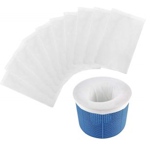 Lot de 10 chaussettes de skimmer|Filet à mailles fines pour le panier de skimmer de piscine|Filtre efficace contre le pollen et la saleté,chaussettes s pour chaque piscine - Neuf