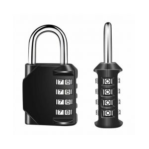 Cadenas à combinaison étanche à 4 chiffres - Casier de sécurité haute sécurité avec 10 000 combinaisons pour usage extérieur - Neuf