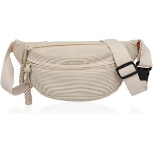 Sac &agrave; Bandouli&egrave;re pour homme femme - AUCUNE - Sac Bandouli&egrave;re Tendance - Sac Banane - Fanny Pack R&eacute;glable - Sac &agrave; Ceinture - Blanc - Neuf