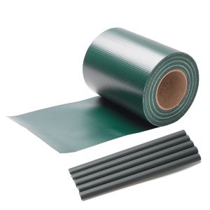 &Eacute;cran D'intimit&eacute; De Jardin Film De Cl&ocirc;ture Protection Contre Le Vent Et Le Soleil Pvc 35x0,19m Vert - Neuf