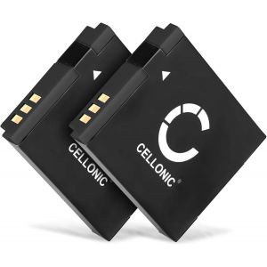 Batterie pour Caméra,Compatible avec Canon PowerShot SX700 HS,SX610 (3.7V,1000mAh) 2 Pièces - Neuf