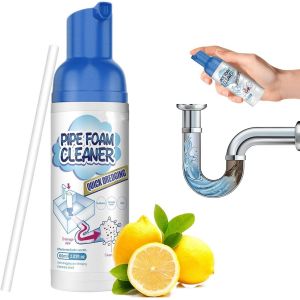Nettoyants en Mousse pour Canalisations,Mousse Nettoyante Canalisation,Nettoyant pour Canalisations,Déodorant et Déboucheur de Tuyaux,Nettoyant en Mousse pour Tuyau de Drainage,60 ml - Neuf