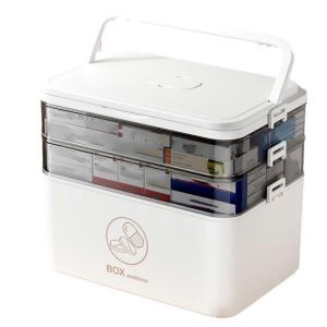 Boîte De Rangement Pour Médicaments Boîte À Pharmacie Portable Boîte De Rangement Pour Médicaments Portable Boîte De Rangement Multifonctionnelle - Neuf