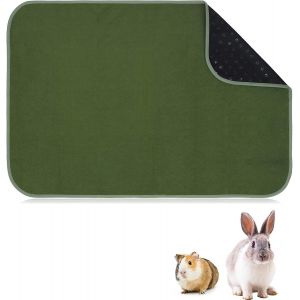 Chenquansarl-Coussinets De Doublure De Cage De Cochon D'inde, Lapin En Polaire Corail Chinchillas Literie, Tapis De Cage Absorbant Pour Petits Animaux - R&eacute;utilisable Lavable Avec Fond Imperm&eacute;able, C - Neuf