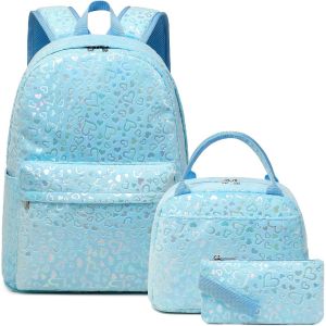 Cartable Peluche Filles Sacs &agrave; Dos pour Enfant Cartable Primaire Filles Sacs Scolaires pour Filles 3 in 1 Sets de Sacs Scolaires - Neuf