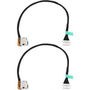 Lot de 2pcs Prises d'alimentation CC avec C&acirc;ble de Chargement Et Connecteur de Station d'accueil Compatible avec HP Shadow Elf 4Pro 16-A 16-A0032DX - Neuf
