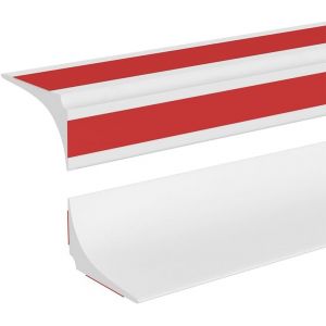 1m Bande D'étanchéité Silicone Pliable Barrage D'eau Seuil De Douche Joint Douche Barriere De Douche Retenue D'eau Anti Débordement Pour Salle De Bain Evier Cuisine,Blanc (Deux Côtés Adhésifs) - Neuf