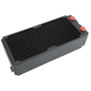accessoire de refroidissement par eau pour ordinateur, dissipateur thermique a 3 couches, radiateur en cuivre 65 mm pour PC - Neuf