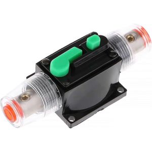 Disjoncteur Automatique,Porte-Fusible En Ligne Dc 12v-24v,Fusible Audio De Voiture,Interrupteur De Réinitialisation Manuelle,Fusible En Ligne - Neuf