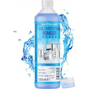 JGD-1 nettoyant concentr&eacute; pour syst&egrave;me de lait 1000 ml pour machine &agrave; caf&eacute; automatique, mousseur &agrave; lait, nettoyant pour mousse de lait, nettoyant universel pour tous les fabricants - Neuf